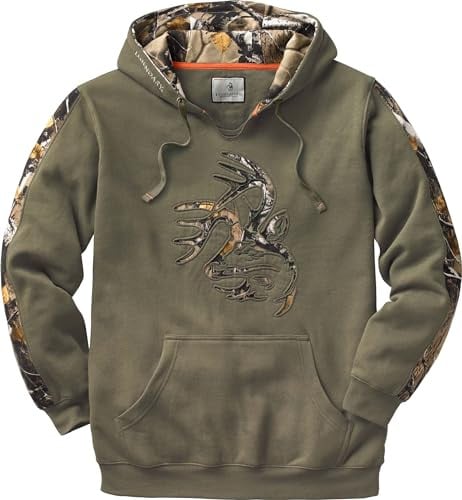 Legendary Whitetails Men’s Plaid Camo Pullover Hoodie Deal