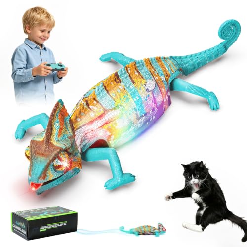 Wall Climbing Gecko RC Toy 360° Rotating Rechargeable Strong Suction Deal