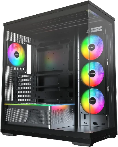 MONTECH TG3 Panoramic ATX Mid-Tower PC Case w/ Pre-Installed 360mm  Deal