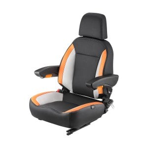 VEVOR Universal Forklift / Tractor Seat w/ Adjustable Back, Armrests & Safety Belt Deal