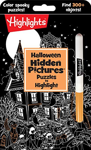 Halloween Hidden Pictures Puzzles to Highlight Activity Book