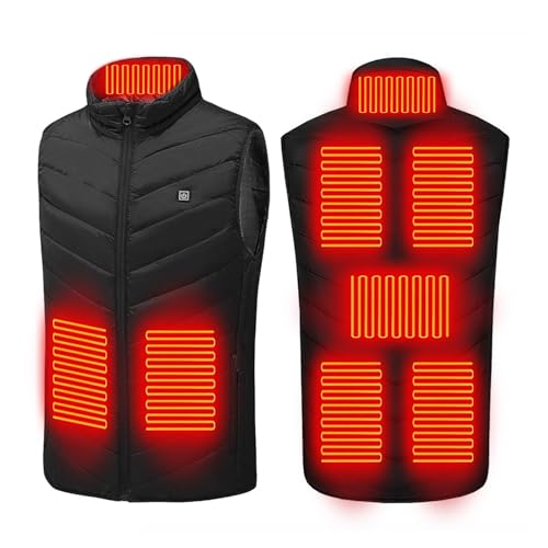 Heated Vest with 8 Heating Zones