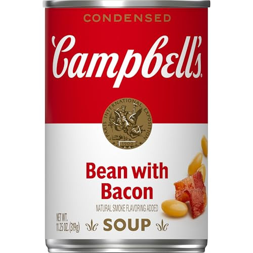 Campbell's Condensed Bean With Bacon Soup 11.25 oz Can