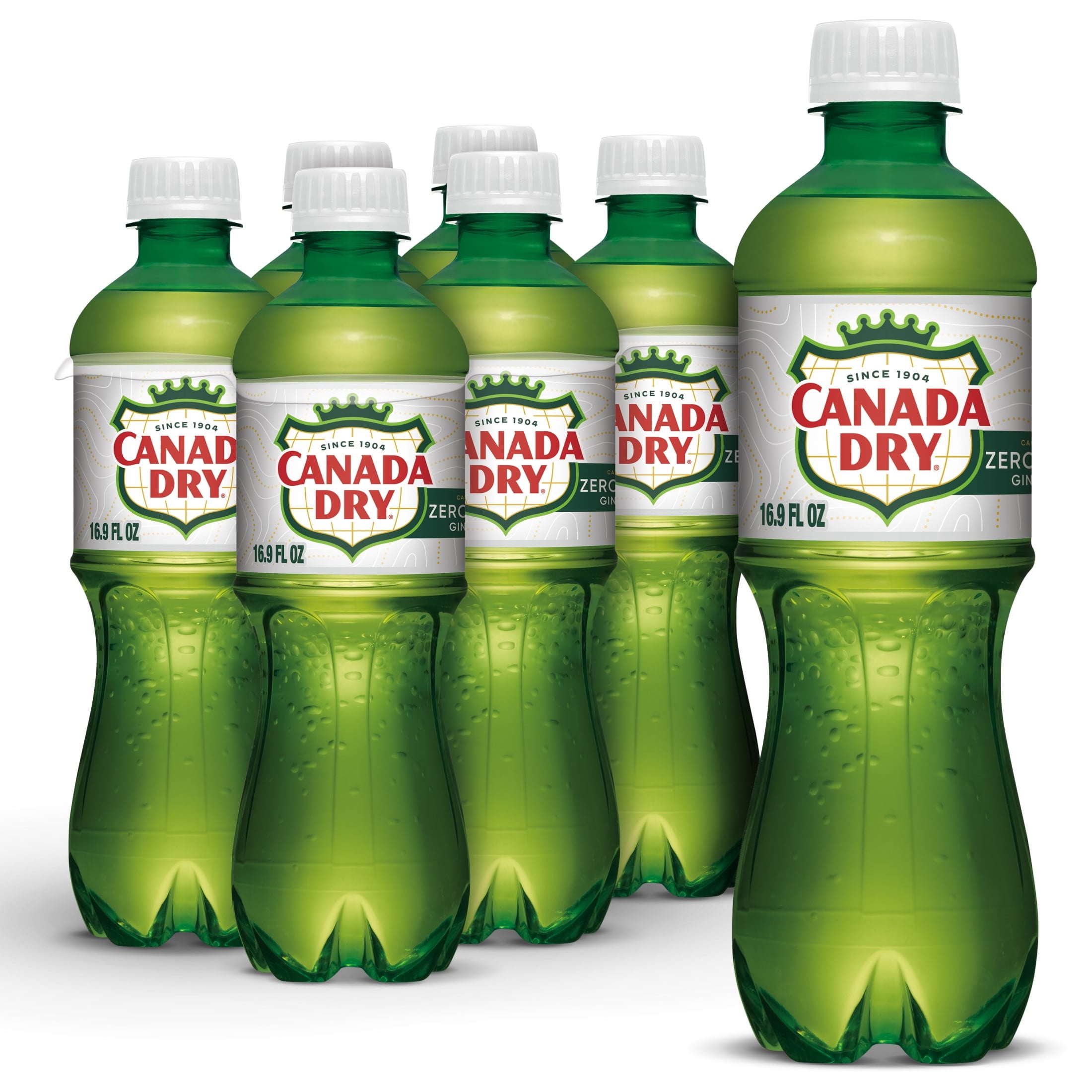 Canada Dry Caffeine Free Zero Sugar Ginger Ale Soda Pop 6-Pack Deal