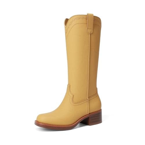 DREAM PAIRS Women’s Western Style Knee High Boots Deal