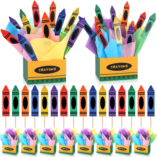 Crayon Decorations for the Classroom 8 Sets