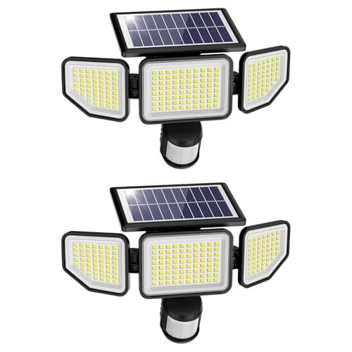 Onforu 4500LM Solar Outdoor Lights 2-Pack