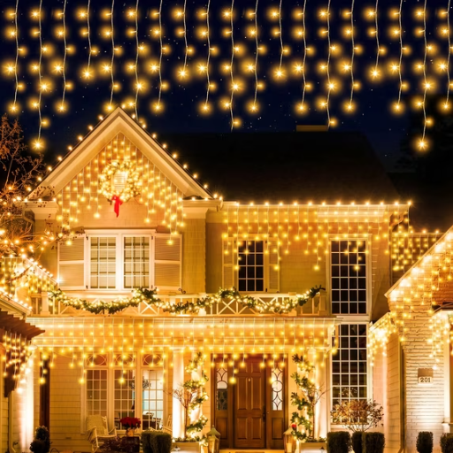 Outdoor Icicle String Lights 32.8 ft 400 LED Deal