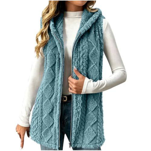 Sherpa Jackets for Women Lightweight Sleeveless Fall Vest Jackets Deal