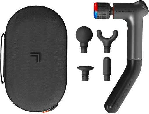 Sharper Image Hot + Cold Reach Power Percussion Massager