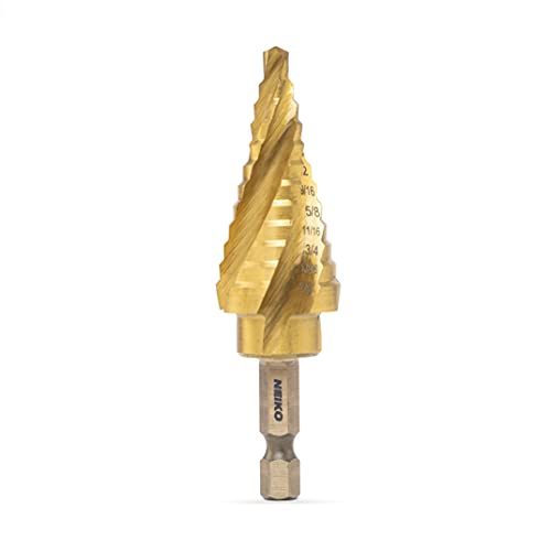 NEIKO 10180A Steel Spiral Quick-Change Step Drill Bit Deal