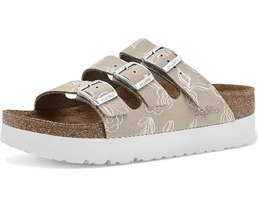 Birkenstock Papillio Florida Platform Slides Oyster Deal