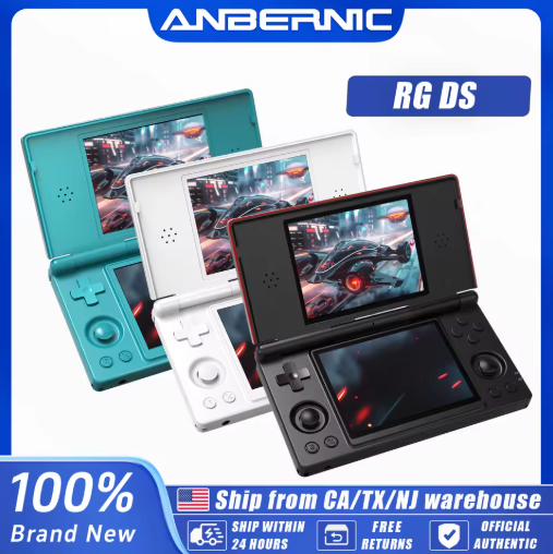 Anbernic RG DS Dual-Screen Retro Gaming Handheld