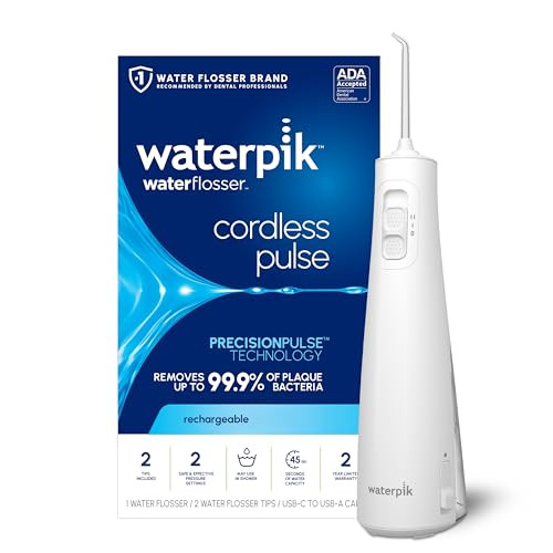 Waterpik Cordless Pulse Rechargeable Portable Water Flosser