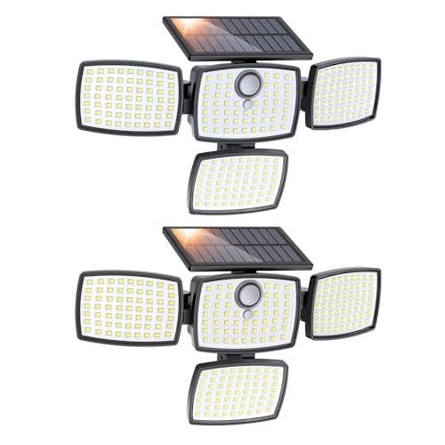 Onforu Motion Sensor Solar Lights Outdoor 2-Pack