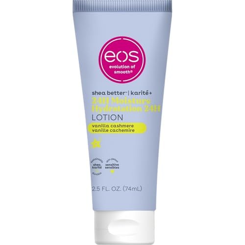 3 x 2.5-Oz eos 24H Moisture Travel Body Lotion (Vanilla Cashmere)