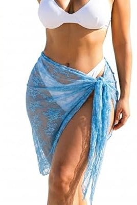 Women's Long Sarongs Floral Print Beach Bikini Wrap Deal
