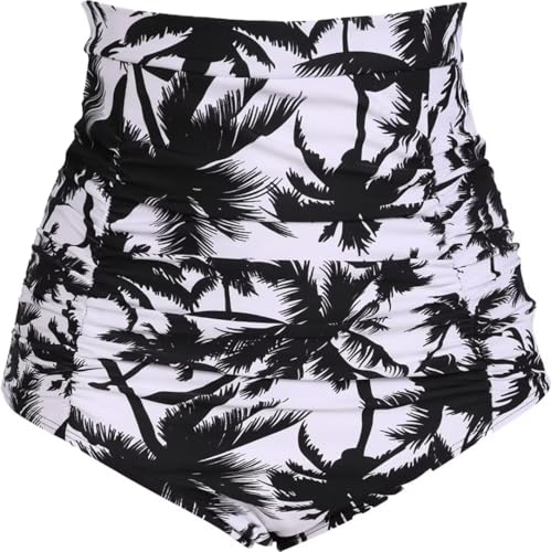 Women's Ruched High Waisted Bikini Bottoms Deal