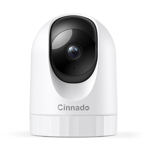 Cinnado Security Camera Indoor 2K 360° WiFi
