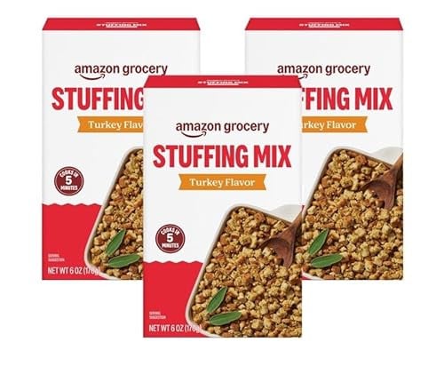 Amazon Fresh Stuffing Mix Turkey Flavor 6 Oz (Pack of 3) Deal
