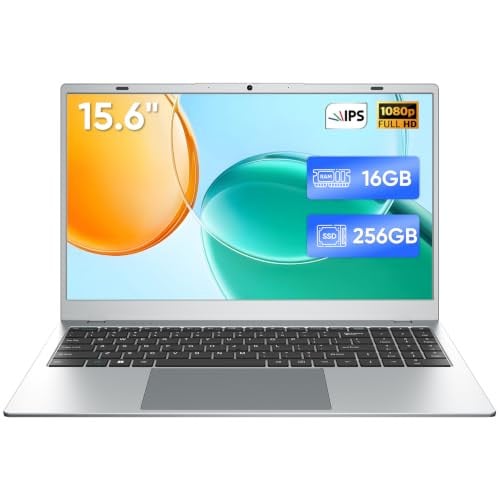 Lightweight 15.6” Laptop 16GB RAM 256GB SSD
