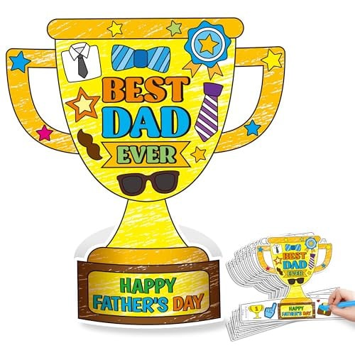 28PCS Father’s Day Trophy Craft Kit