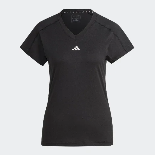 Adidas Women AEROREADY Train Essentials Minimal Branding V-Neck Tee Deal