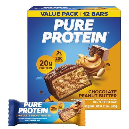 Pure Protein Bars 12-Pack 1.76-Oz
