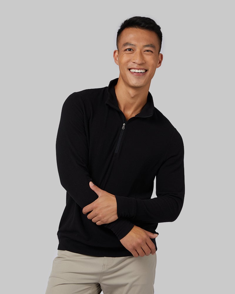 32 Degrees Men's 1/4 Zip Sweater Knit Top Deal