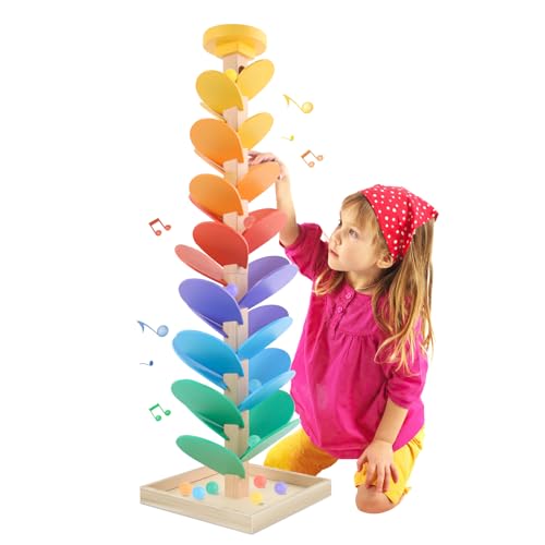 RECEKA Wooden Marble Music Tree Deal