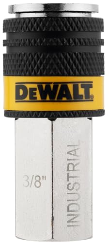 DEWALT 3/8-Inch Industrial Air Coupler with 3/8-Inch FNPT