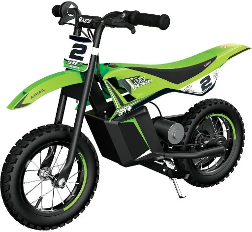 Razor SX125 McGrath 12.5" 12V 100W Electric Dirt Bike (Green)