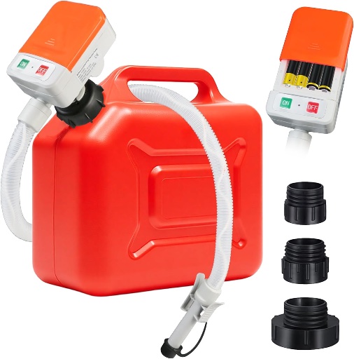 Electric Fuel Transfer Pump with Auto-Stop Sensor Battery Powered