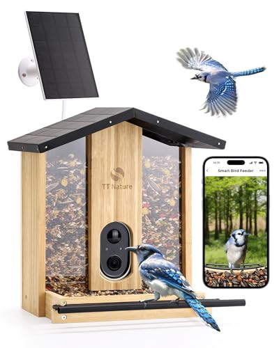 Solar Bird Feeder with Camera