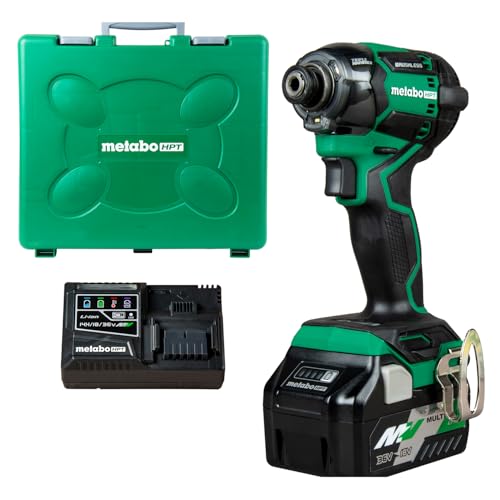 Metabo HPT 36V Cordless Triple Hammer Impact Driver Kit 1/4-Inch WH36DC