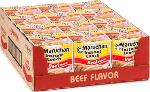 Maruchan Ramen Instant Lunch Cups (Beef) 12-Count Deal