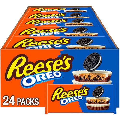 Reese's OREO Milk Chocolate and White Creme Peanut Butter Cups 24-Pack