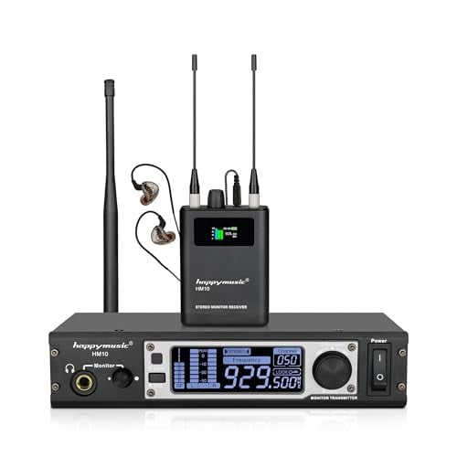 happymusic HM-10 Wireless Stereo/Mono in-Ear Monitor System 900MHz 164Ft Deal