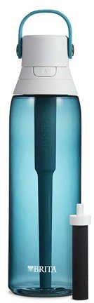 26-Ounce Brita Insulated Filtered Glass Water Bottle w/ Straw