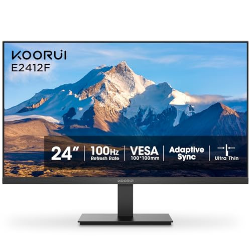 KOORUI 24" 1080p 100Hz VA Monitor