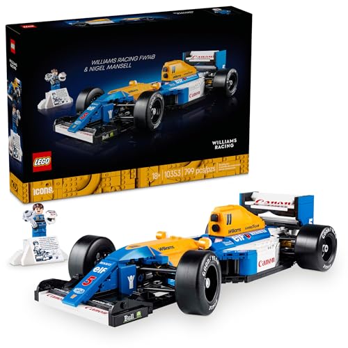 799-Piece LEGO Icons Williams Racing FW14B & Nigel Mansell F1 Model Car Kit Deal