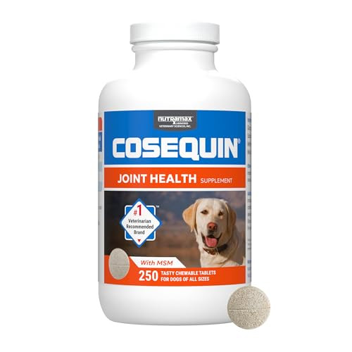 Nutramax Cosequin Joint Health Supplement for Dogs 250-Count