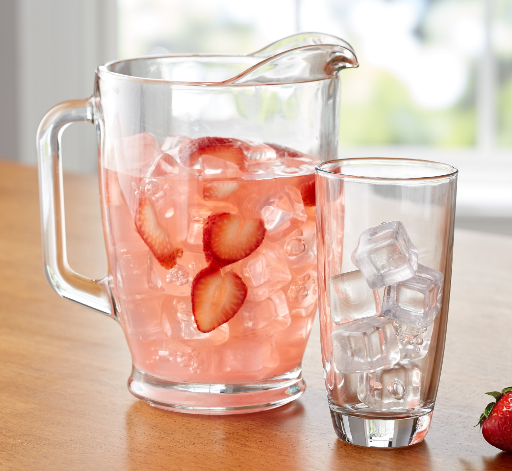 Mainstays Clear Glass Pitcher & Drinkware Tumbler 7-Piece Set Deal