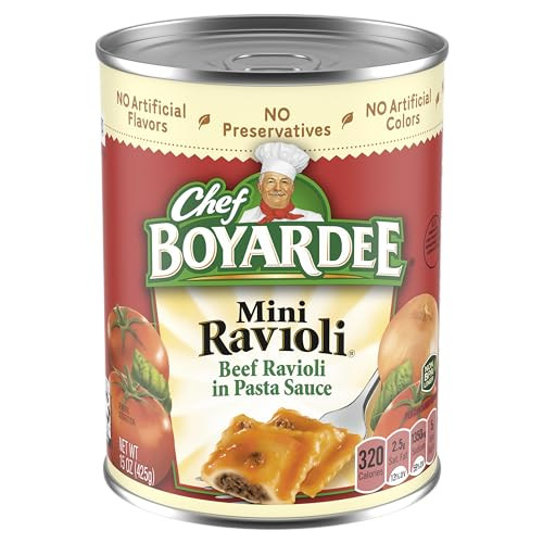 Chef BOYARDEE Mini Beef Ravioli in Pasta Sauce 15-Oz