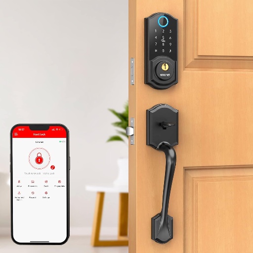 SMONET Keyless Entry Door Lock with Handle