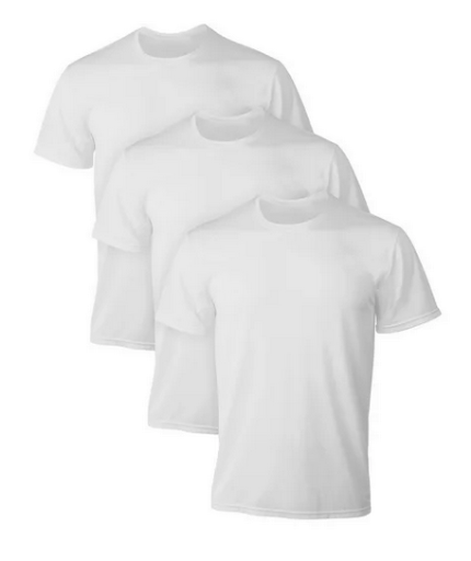 Hanes X-Temp Men's All Day Breathable Mesh Crewneck Undershirt 3-Pack