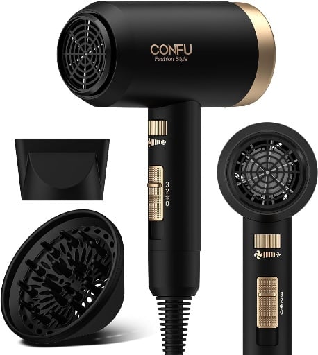 CONFU 21000PRM Negative Ionic Hair Dryer with Diffuser