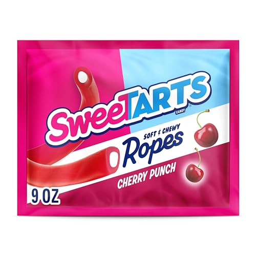 SweeTARTS Ropes Candy, Cherry Punch, 9 oz