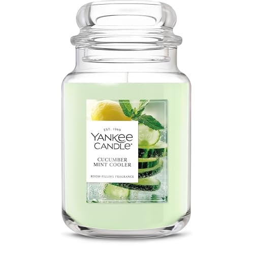 Yankee Candle Large Jar Candle (Cucumber Mint Cooler) 22-Oz Deal