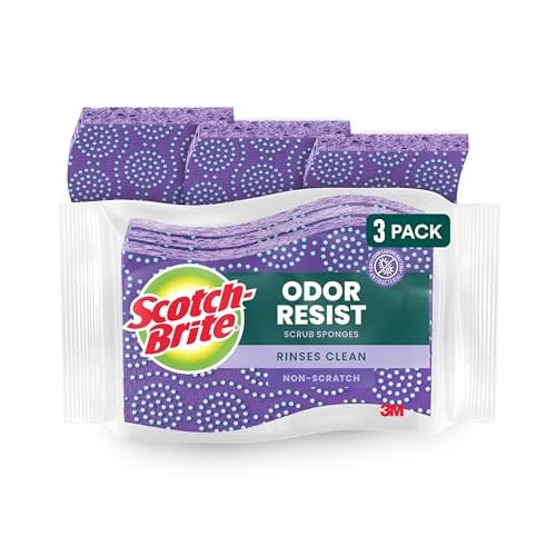 Scotch-Brite Scrub Dots Non-Scratch Scrub Sponge 3-Pack Deal